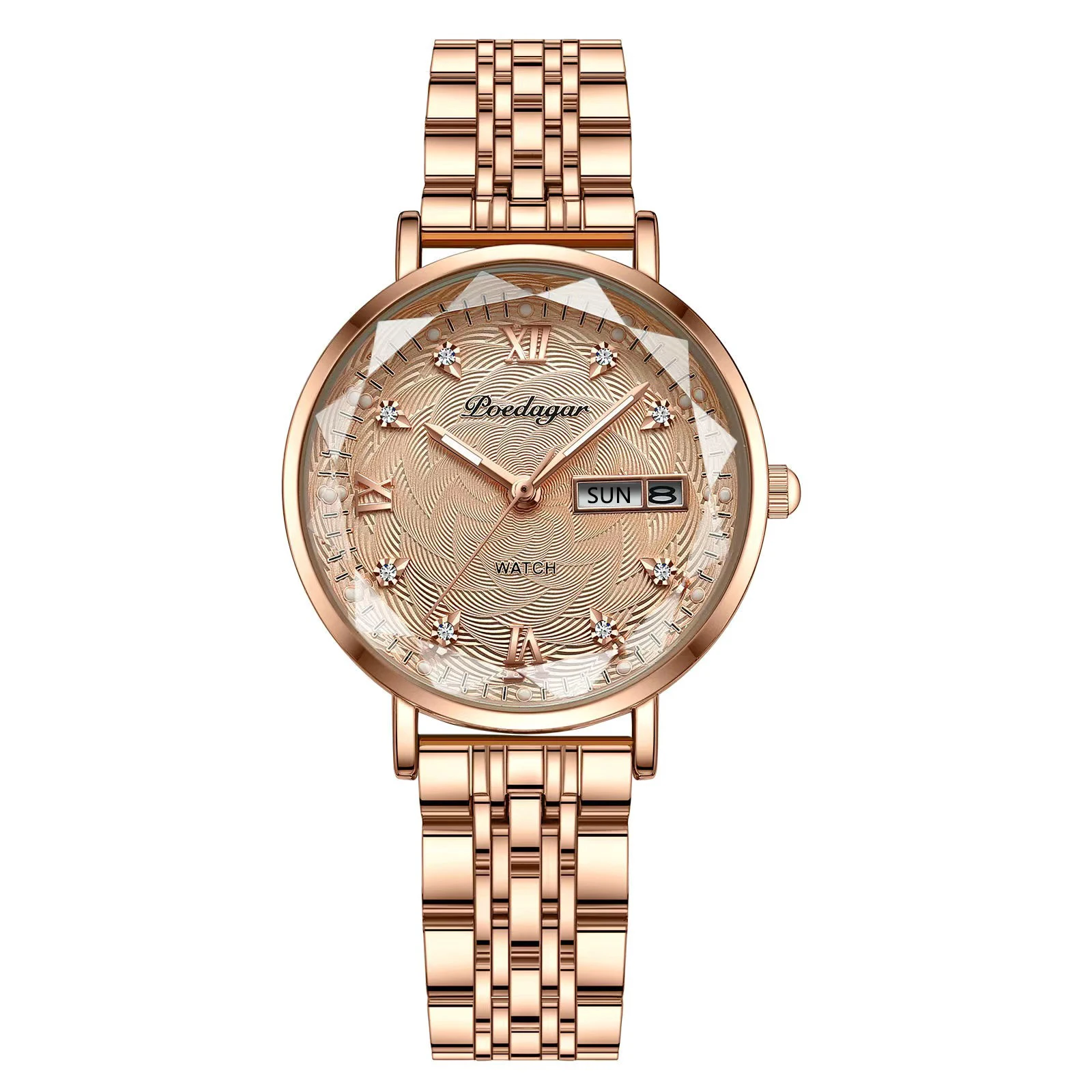 Rose Gold Gold Steel