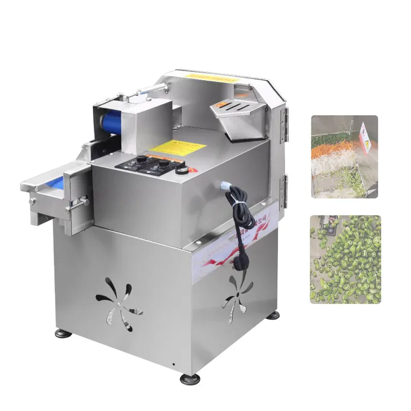 

Automatic Vegetable Cutting Machine For Potatoes Cucumbers Eggplants Tomatoes Apples Lemon Slices Shredding Machine