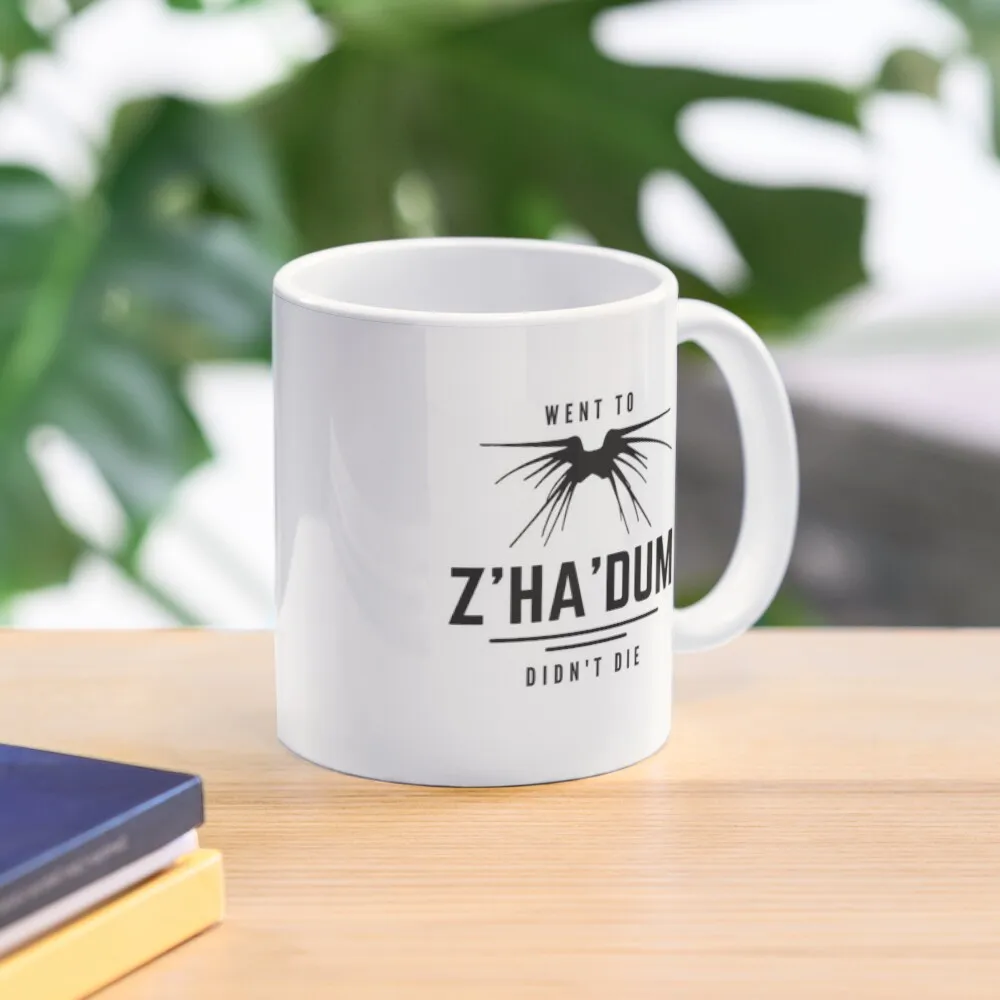 

Went to Z'ha'dum - Didn't Die - Shadow Ship - White Sci-Fi Coffee Mug Original Breakfast Cups Large Ceramic Cups Custom Cups Mug