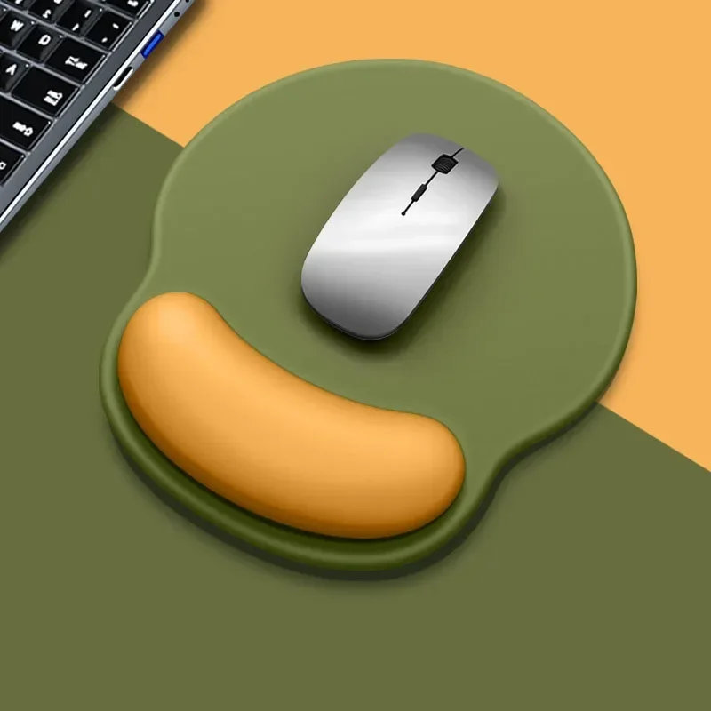 Tappetino Mouse Personalizzato Con Poggiapolsi - Silicone 7" Ergonomico
