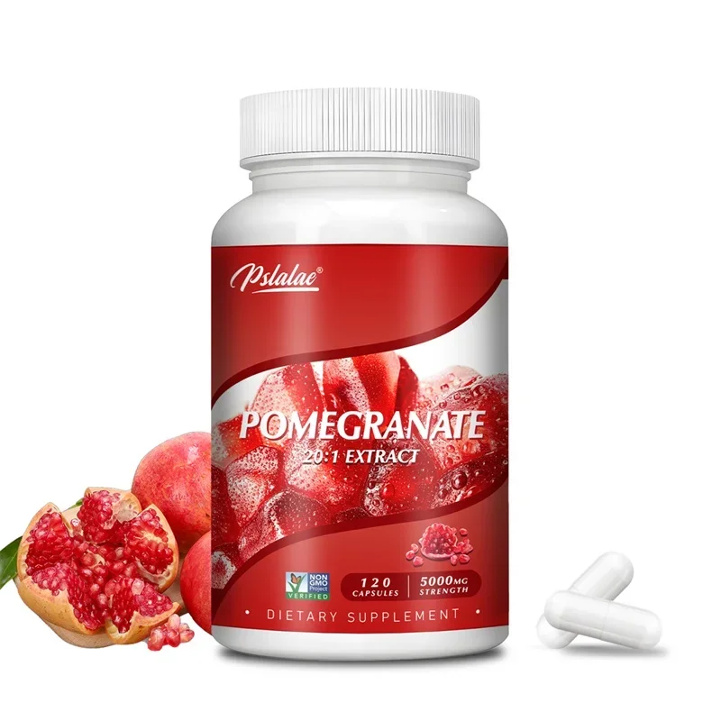 Pomegranate Extract Capsules Antioxidant Supplement Used for Heart Health Joint Support and Nitric Oxide Supplementation pomegranate extract capsules