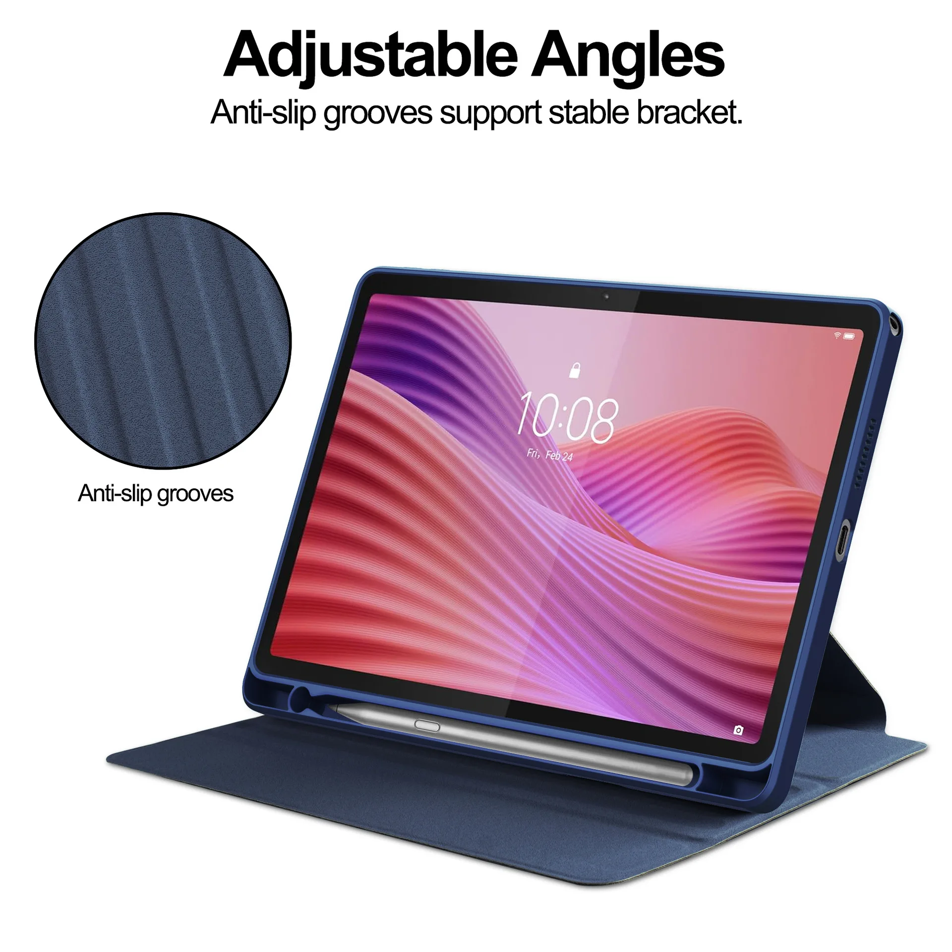 Für Lenovo Tab 10.1TB-311FU Tablet-Hülle K10 TB-311XU Acryl-Stiftschlitzabdeckung – Detail 12