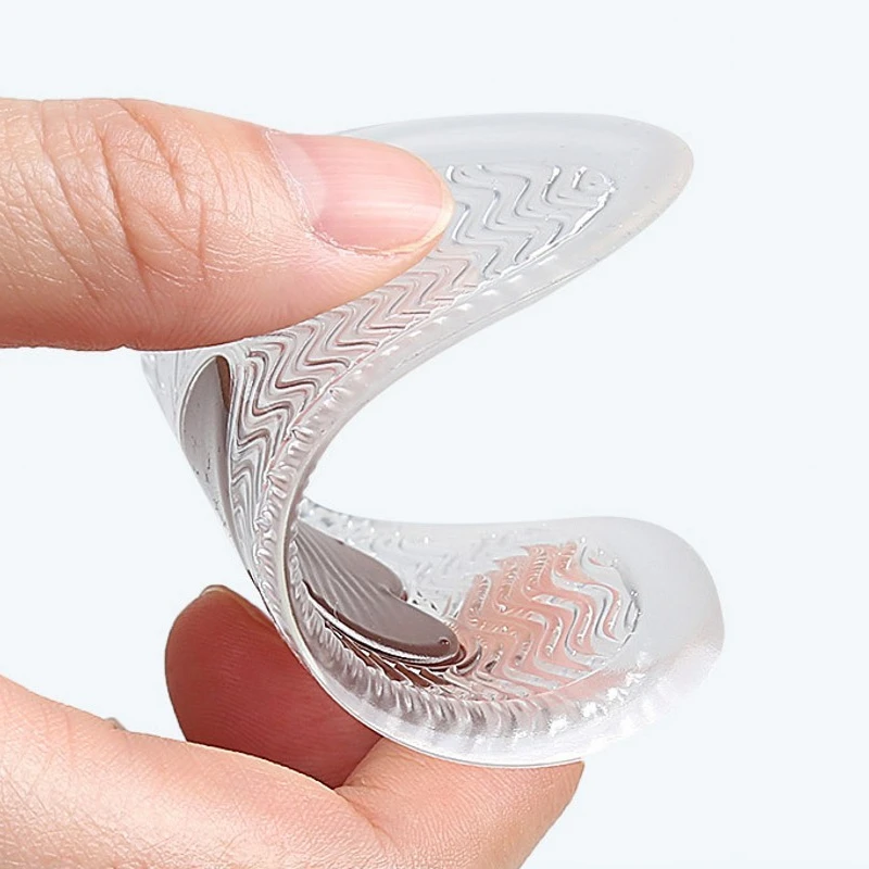 Insoles Forefoot Pads Gel Silicone Shoe Pad Cushion High Heel Invisible Inserts Cushion Orthotic Insoles Anti-Slip 1pair