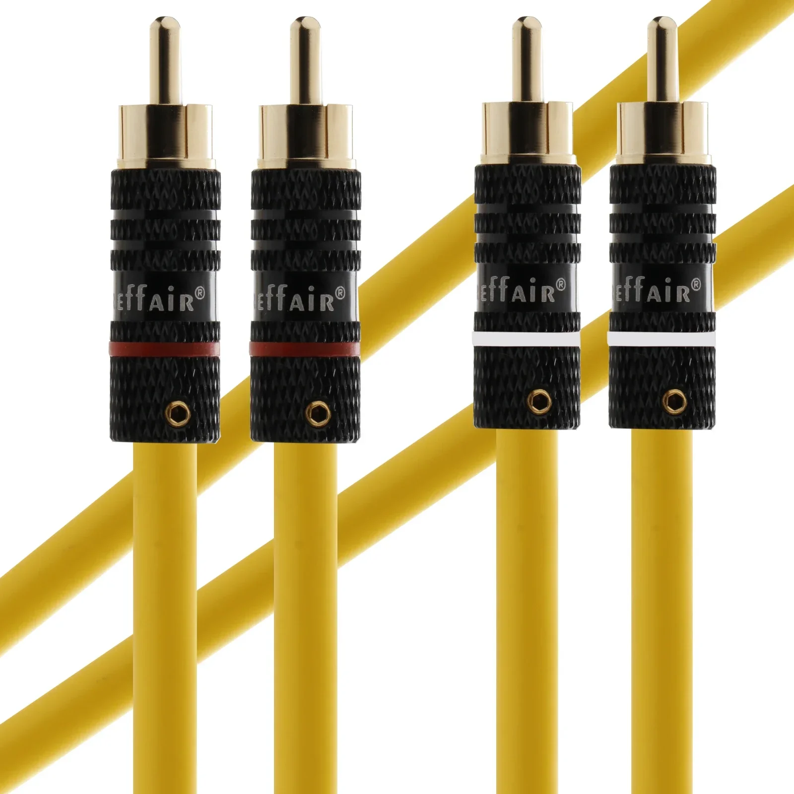 Preffair 1쌍 X412R1708 오디오 케이블 |   금도금 RCA |   OCC..