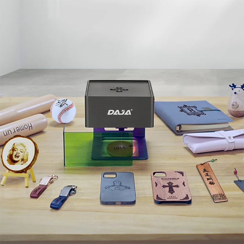 

DAJA DJ6 3W Woodworking Wood Plastic Paper Mini Laser Engraving Machine for DIY Logo Text Pattern