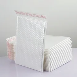 50Pcs/lot White Envelope Bags Self Seal Mailers Padded Shipping Packages Shockproof Waterproof Bubble Mailing Bag