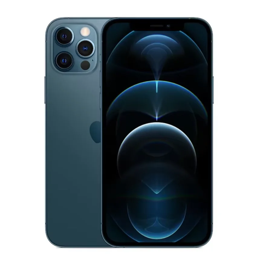 אייפון 12 פרו מקס 6.7 אינץ' 128GB 256GB ROM A14 Bionic Chip iOS מקורי פתיחה אפל מקס סלולרי משומש