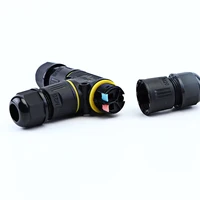 IP68 cable waterproof joint waterproof connector three-way branching device T-type outdoor rainproof wiring terminal LED wiring - Image 3