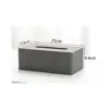 1 Pcs PU Leather Tissue Box, Multi-purpose Rectangular Large Capacity Tissue Box Cover for Bathroom, Living Room, Home Office 6