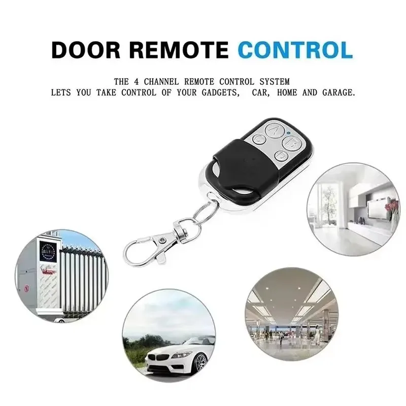 433MHZ Remote Control Garage Gate Door Opener Remote Control Duplicator Clone Learning Rolling Code Car Key