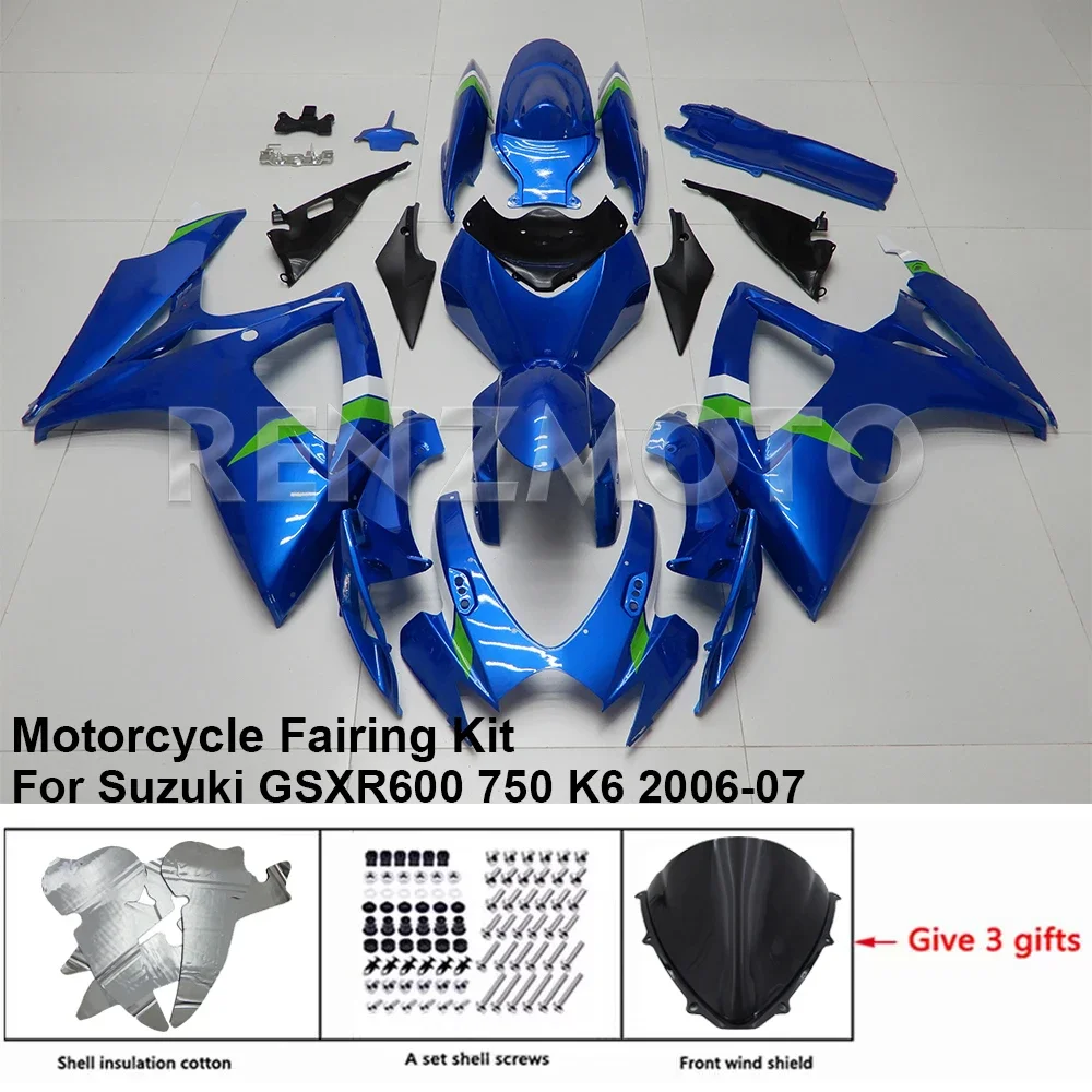 

Аксессуары для мотоциклов, оболочка для SUZUKI GSXR 600 750 2006-2007, обтекатель R/Z S60724, комплект кузова, декоративная пластиковая защитная пластина