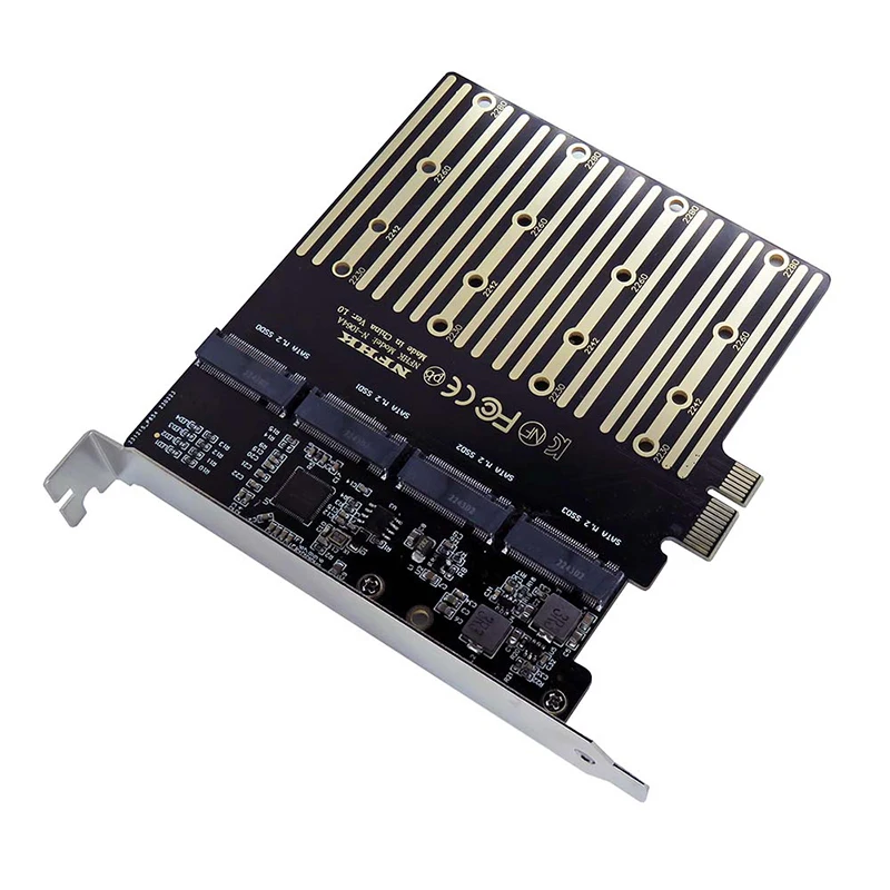 PCIE to M2 어댑터 확장 카드 라이저, PCI Express X1 3.0 4 포트 B 키, M.2 NGFF SATA SSD 어댑터, PCI-E M.2 어댑터, 신제품