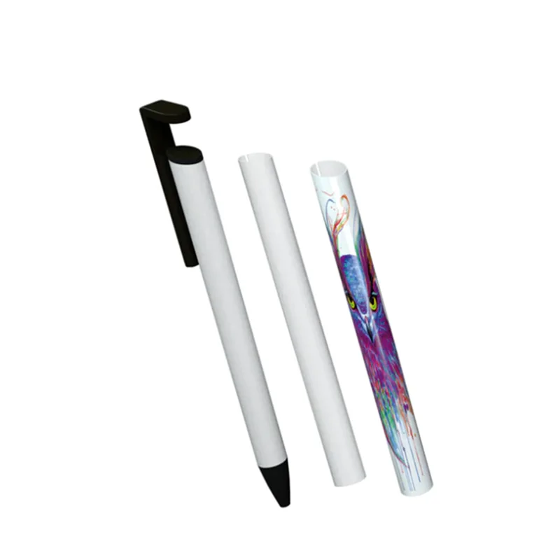 20Pcs Sublimation Blank Pens Heat Transfer Pen with Shrink Wrap for DIY  Office School Supplies 