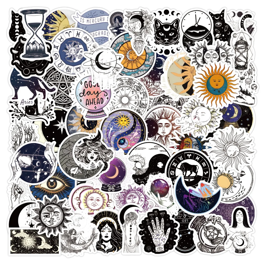 

10/30/50PCS Cartoon Astrology Sticker Graffiti iPad Luggage Helmet Guitar DIY Personalized Wall Sticker Toy Decoration Wholesale