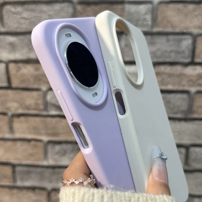 Colored Liquid Silicone Skin-Friendly Shockproof Bumper Case