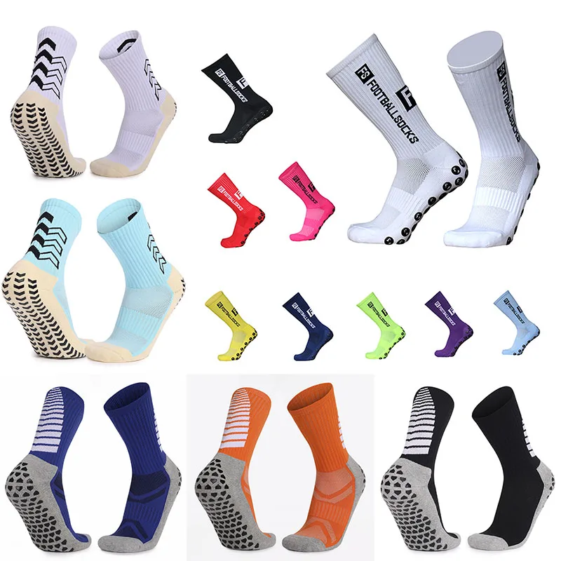 Shuwnd Round Silicone Suction Football Socks