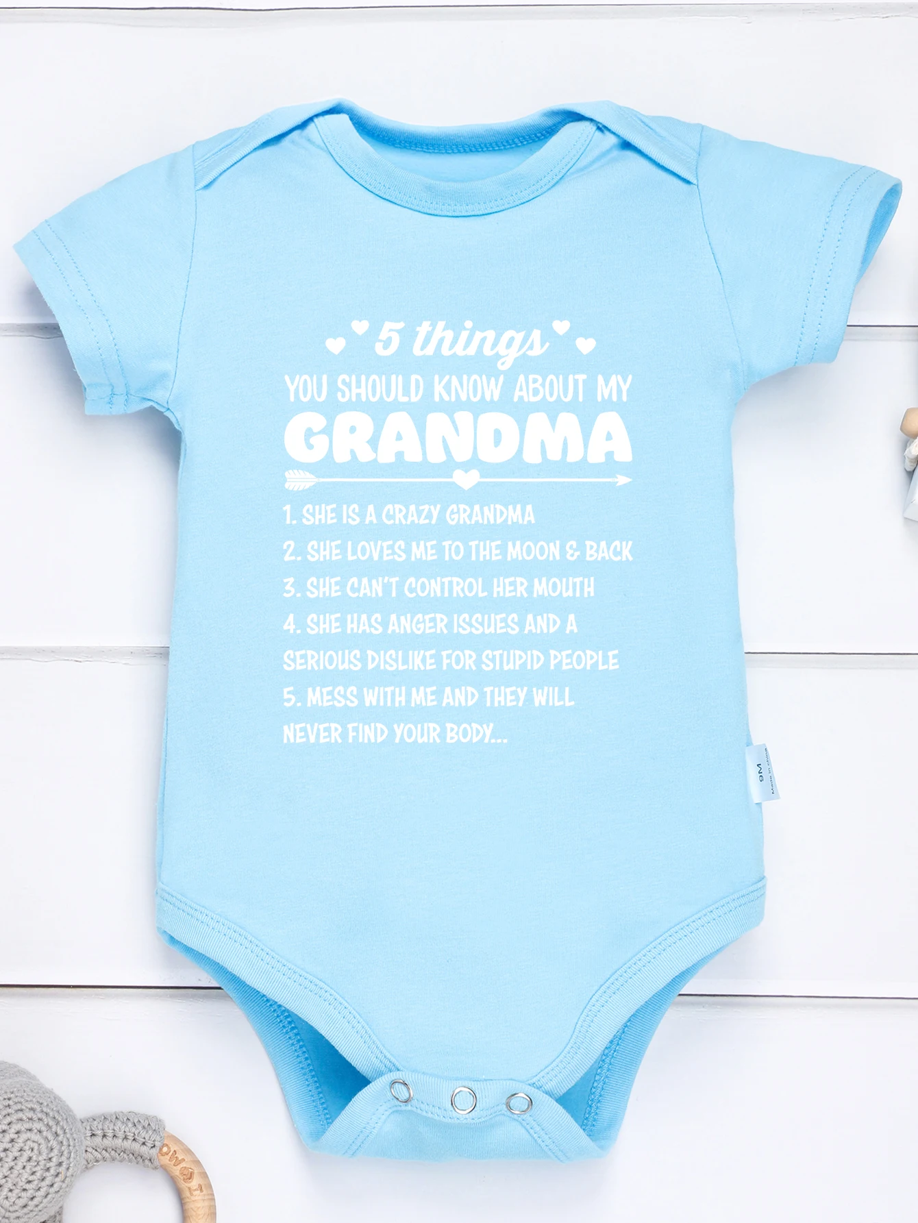 5 Things You Should Know About My Grandma Print Baby Trendy Newborn Bodysuit Infant One-pieces Boy Girl Rompers Jumpsuit Toddler 2