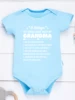 5 Things You Should Know About My Grandma Print Baby Trendy Newborn Bodysuit Infant One-pieces Boy Girl Rompers Jumpsuit Toddler 2