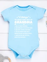 5 Things You Should Know About My Grandma Print Baby Trendy Newborn Bodysuit Infant One-pieces Boy Girl Rompers Jumpsuit Toddler 2