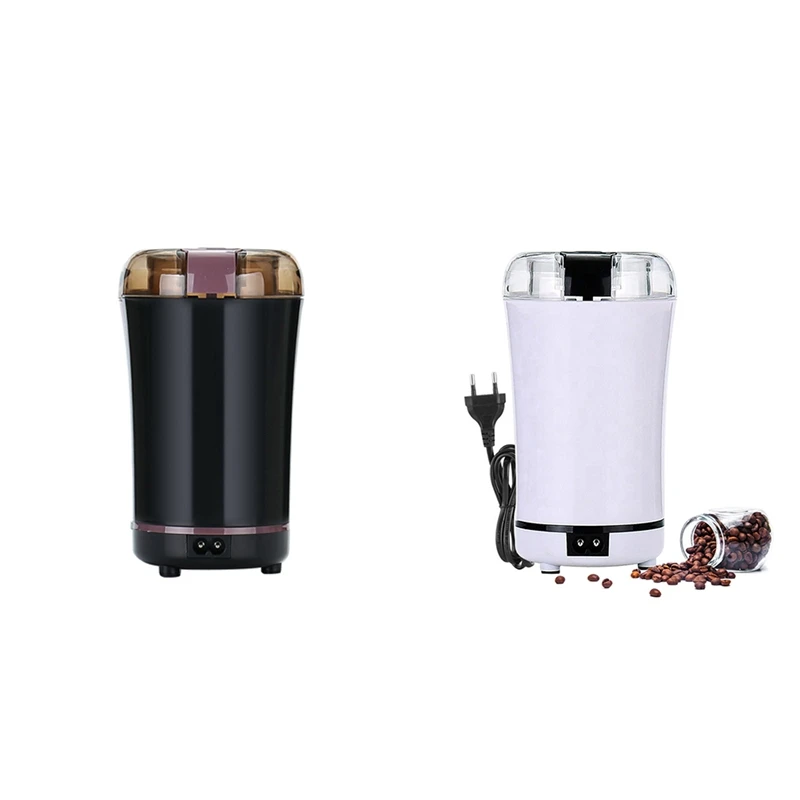 

Mini Portable Electric Coffee Bean Grinder Kitchen Tool Herbs Salt Pepper Spices Nuts Grains Crusher EU Plug