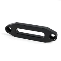 Aluminum Hawse Fairlead for Synthetic Winch Rope Cable Lead Guide For 3000LBS ATV UTV Winch Cable 4-7/8 inch 124mm 1