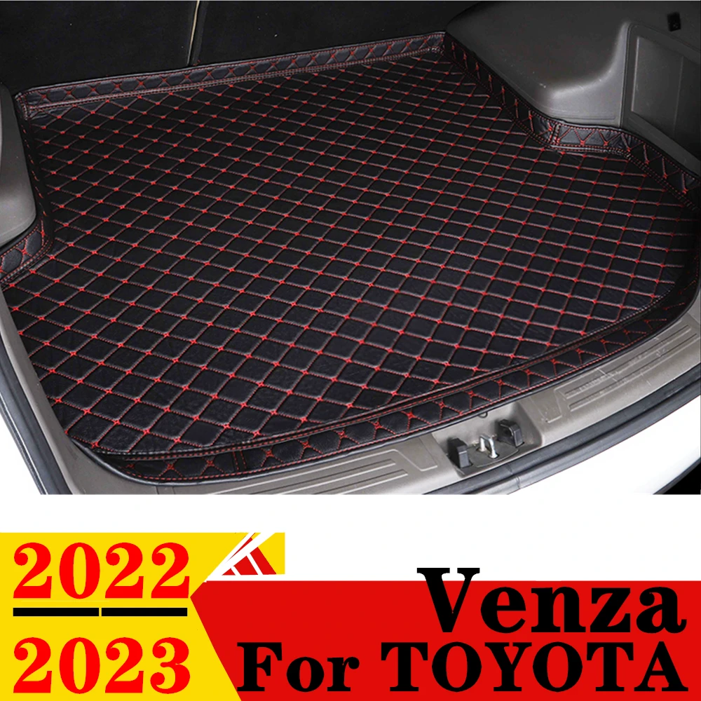 

Коврик для багажника автомобиля Toyota Venza 2023 2022 XPE, кожаный задний багажник, коврик для багажа, задний коврик для груза, ковер, защитный чехол
