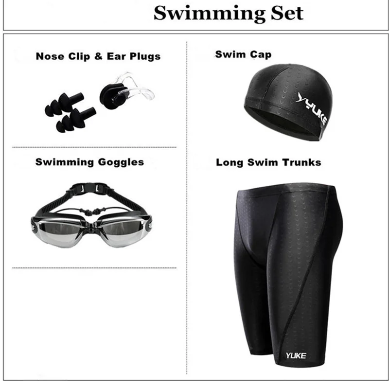 Professional Waterproof Anti-fog Men Swim Glasses Anti-UV Eyewear Swimming Goggles 6