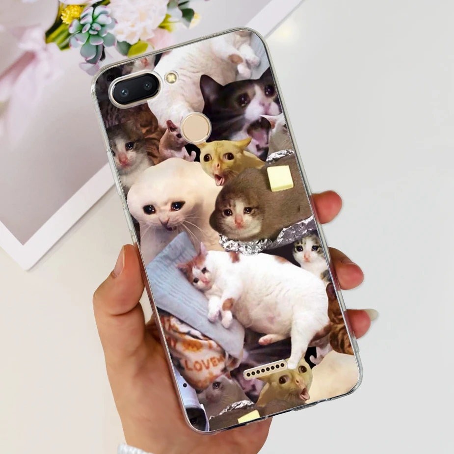 Cute Painted Clear Silicone Phone Case - Soft TPU Shell with Bumper Protection