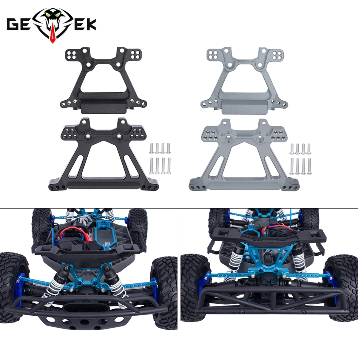 Enhanced Aluminum Alloy Front & Rear Shock Tower Set