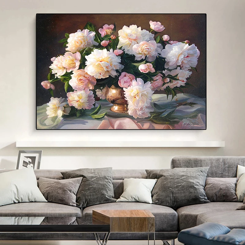 

Modern Aesthetic Landscape Beautiful Flowers Wall Art Canvas Paintings Minimalist Poster Pictures Living Room Home Decor Cuadros