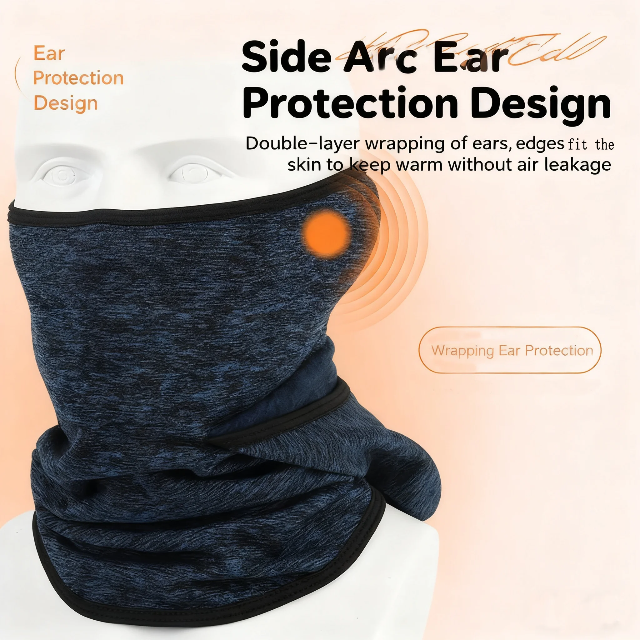 Winter Warm Kid Head Cover Windproof Ear Protection Cycling Balaclava Hat Breathable Thermal Outdoor Sport Neck Cover Face Mask