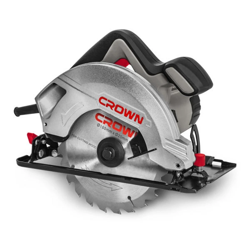 Пила циркулярная CROWN CT15187-165 (Мощность 1200 Вт диаметр диска 160 мм скорость вращения