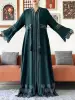 110502-1e2652.jpg Robe élégante en mousseline de soie pour femmes, tissu de haute qualité, ample, ouvert, Abaya avec fermeture éclair, vêtements musulmans et islamiques, Cardigan, offre spéciale, 2025