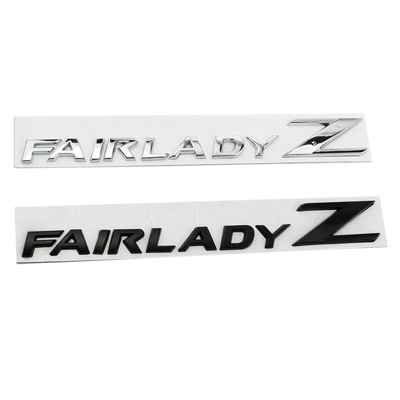 

Car Metal Fairlady Z Letter Logo Emblem Badge Decal Sticker For Nissan Fairlady Z Z31 Z32 Z33 Z34 300Z 350Z 359Z 370Z 200Z 240Z
