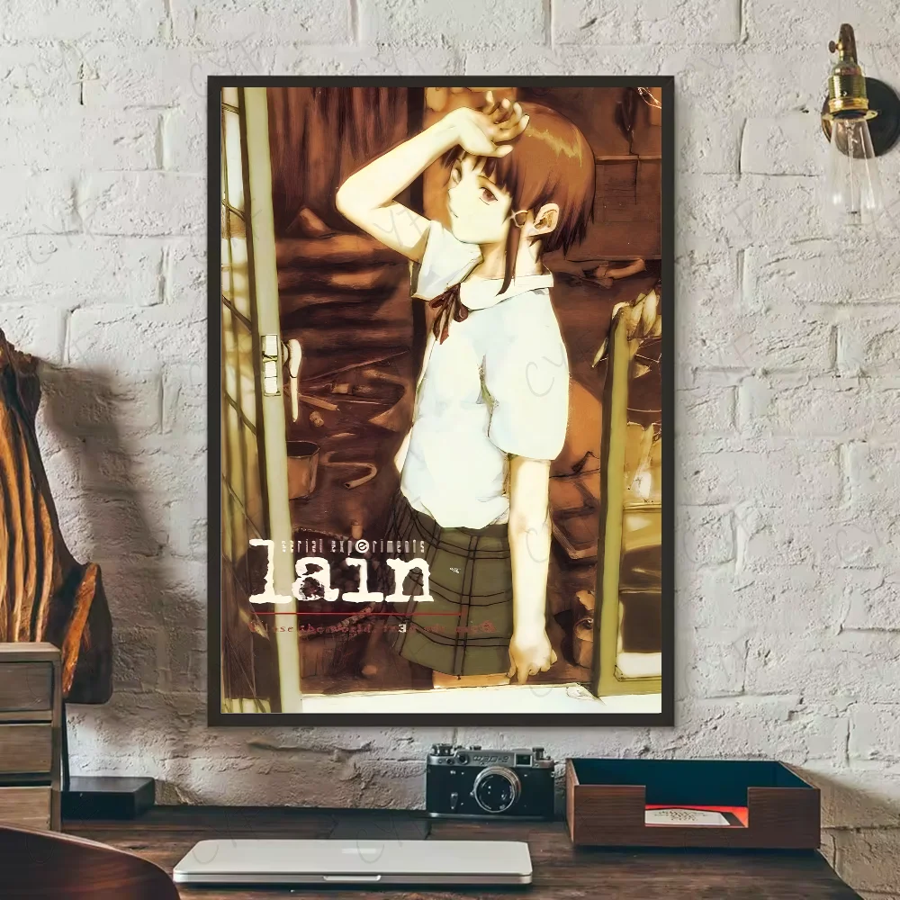 Anime S-Serial Experiments L-lain Poster, wasserdichte Wandkunst, hochwertiger Druck, Filmplakate für Wohnzimmer, Schlafzimmer, Raumdekoration, Geschenk – Detail 14
