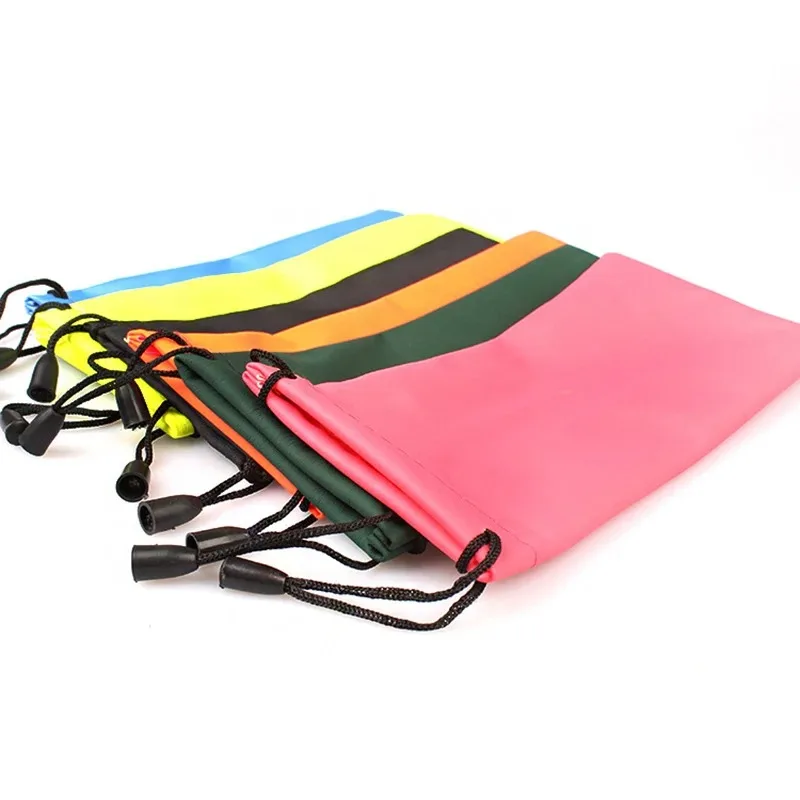 Solid Color Soft Velvet Sunglasses Bag Colorful Portable Drawstring Eyeglasses Pouch Myopia Glass Case Eyewear Storage Accessory
