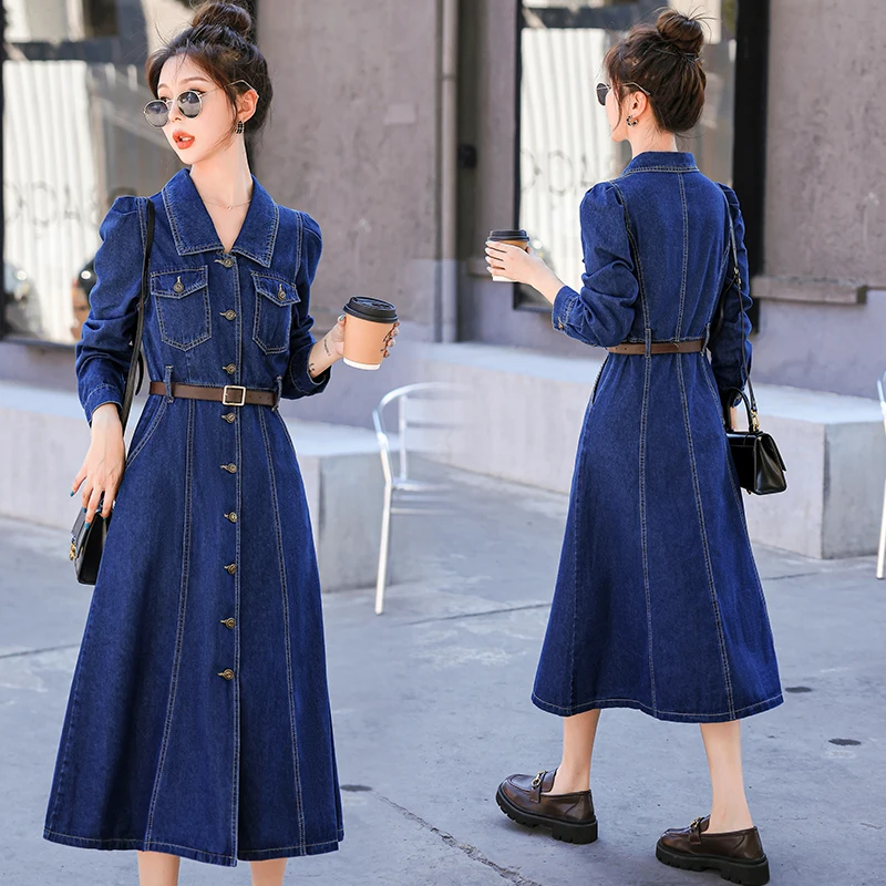elegant denim dresses Sleeveless Tencel Dress, MIDDLE BLUE / XS The denim dress feels soft and comfortable Vestido Maxi de Mezclilla Tallahassee