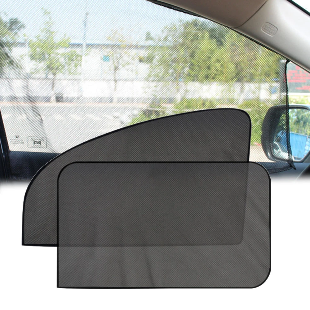 2 Pcs Car Window Sunshade Cover Adsorption Uv Protector Auto