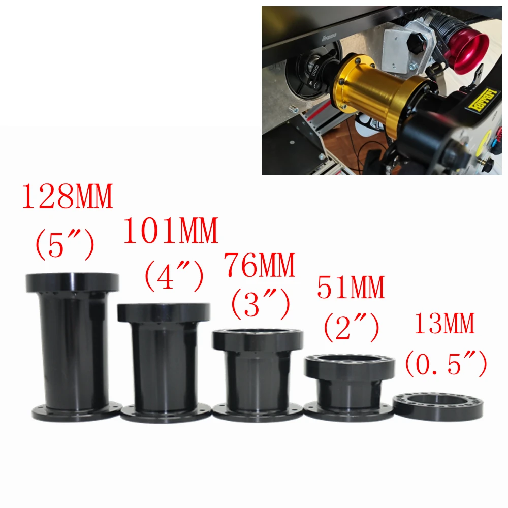 Spacer Hub Roda Kemudi Mobil Universal 13MM 51MM 76MM 101MM 128MM Kit