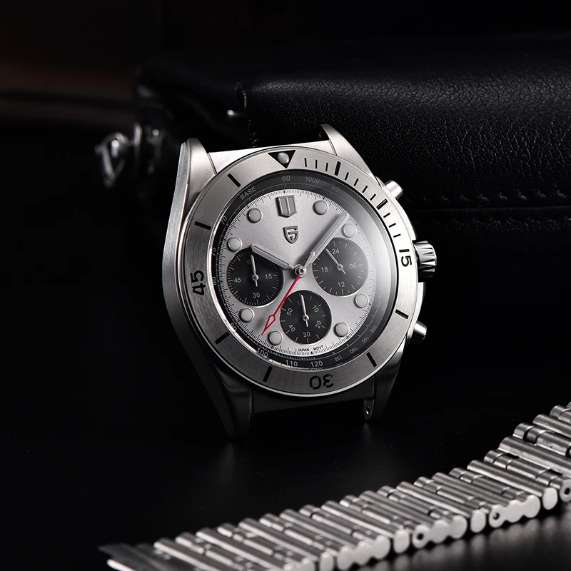PAGANI DESIGN Quartz Watch Sapphire Multi-Function Chronometer Japan VK63 Men Watch Stainless Steel Luxury Diving Watch 2023 New