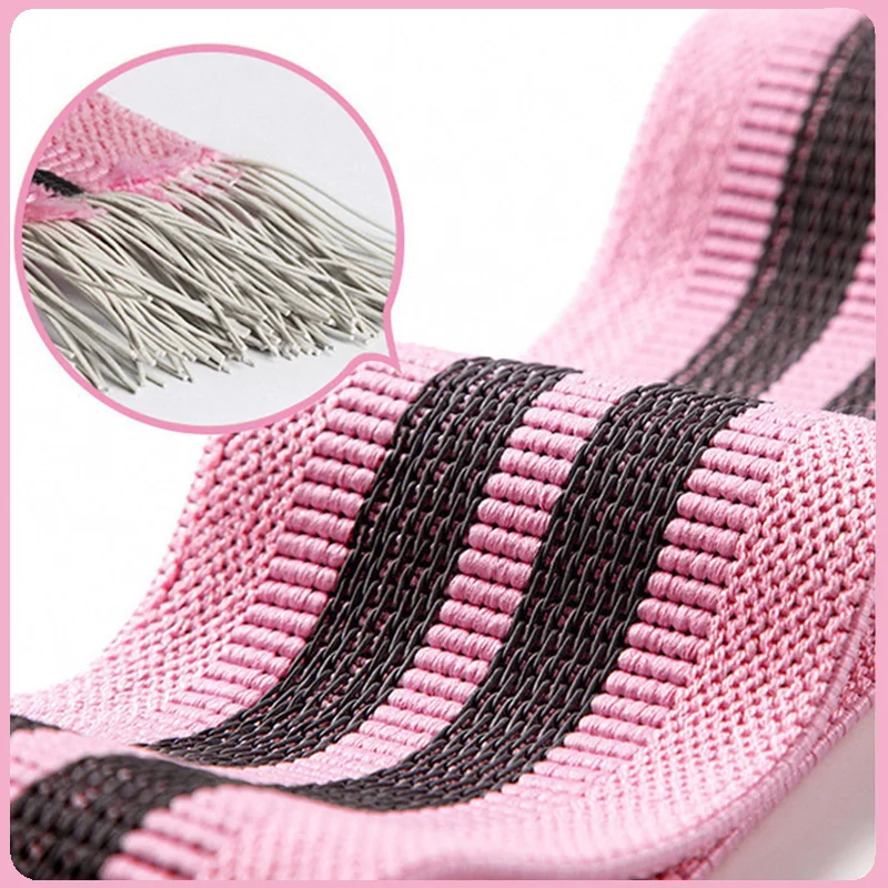 Elastic Resistance Bands-Glute & Thigh Workout Bands, Squat Stretch Loops for Yoga, Gym, Fitness