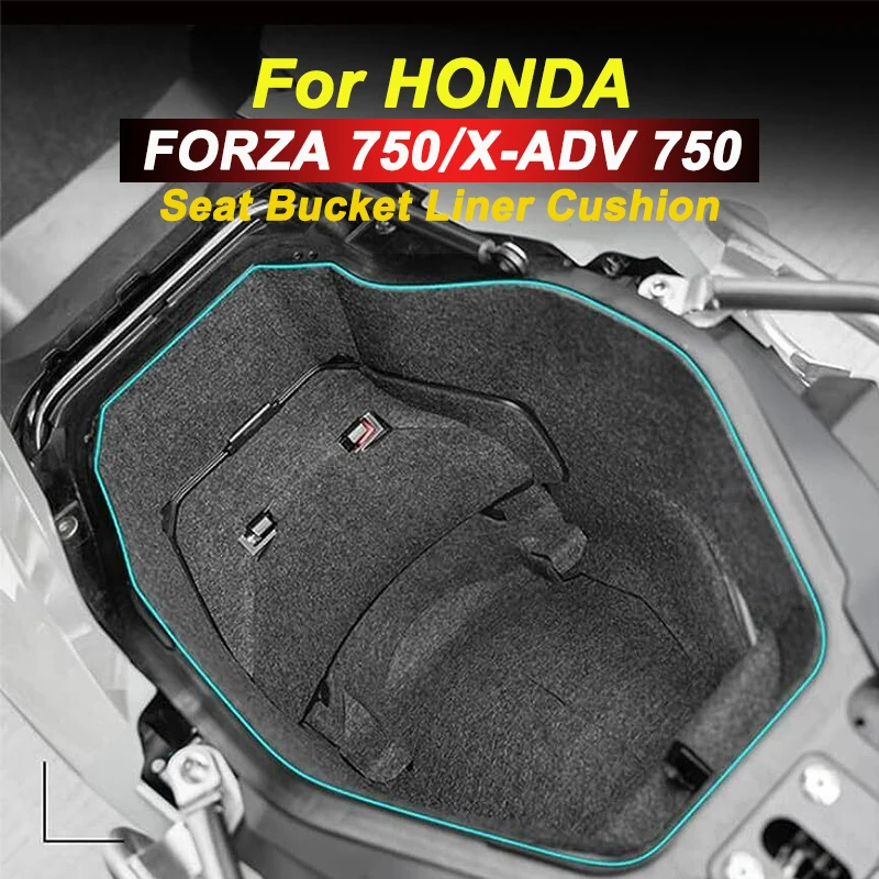 Motorcycle Trunk Liner For HONDA XADV 750 FORZA 750 Storage Box Seat Bucket Cushion Shockproof Prevent Scratches