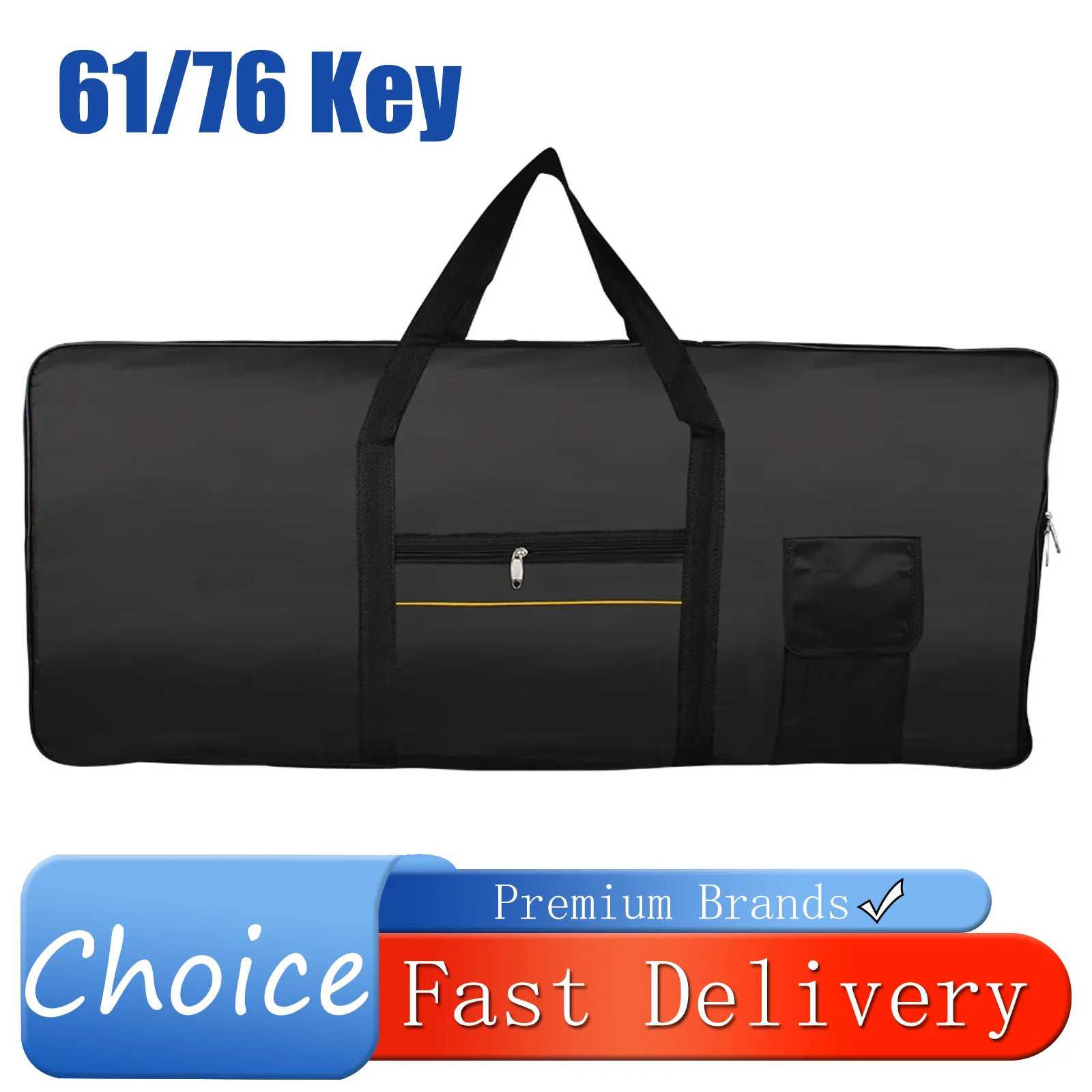 61/76 Keys Electronic Piano Bag Handy Storage Bag Waterproof Oxford Cloth Thickened Electronic Piano Parts Keyboard Box IRIN