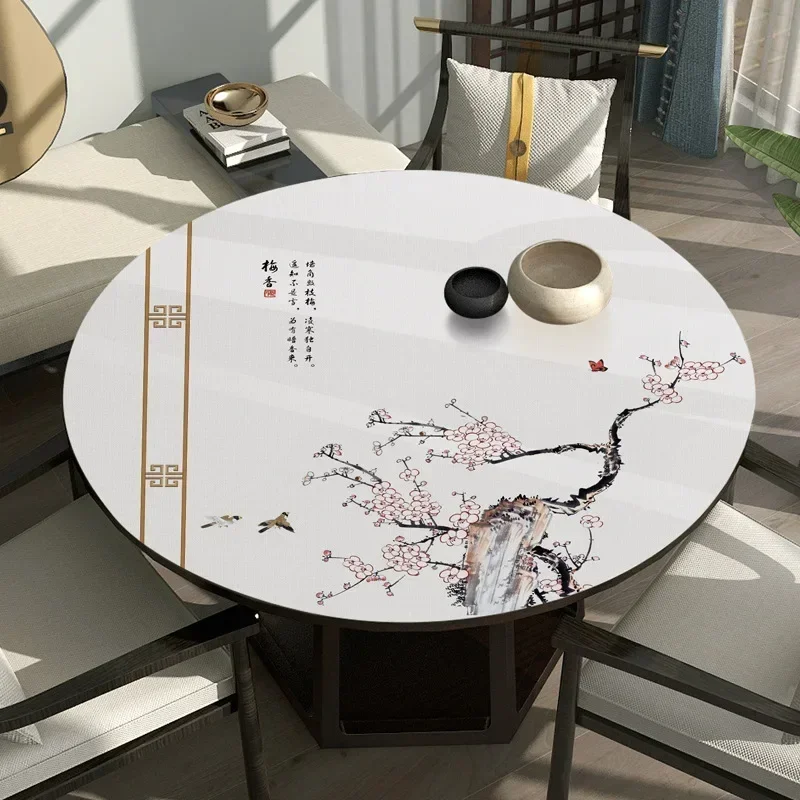 

Круглая скатерть, Кожаная подушка, настольная домашняя скатерть Zhuotu, скатерть для стола 40ADTX01