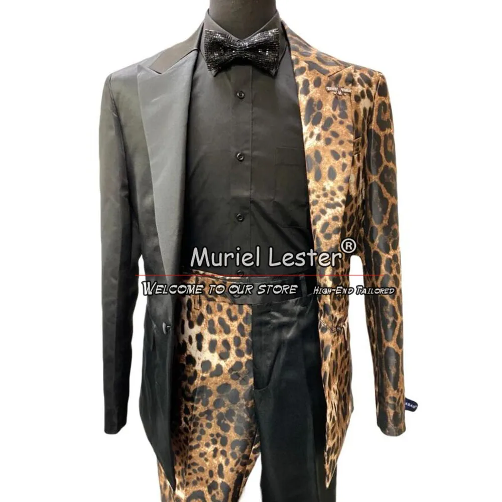 

Костюм Свадебный Мужской с леопардовым пиджаком и брюками, 2 предмета