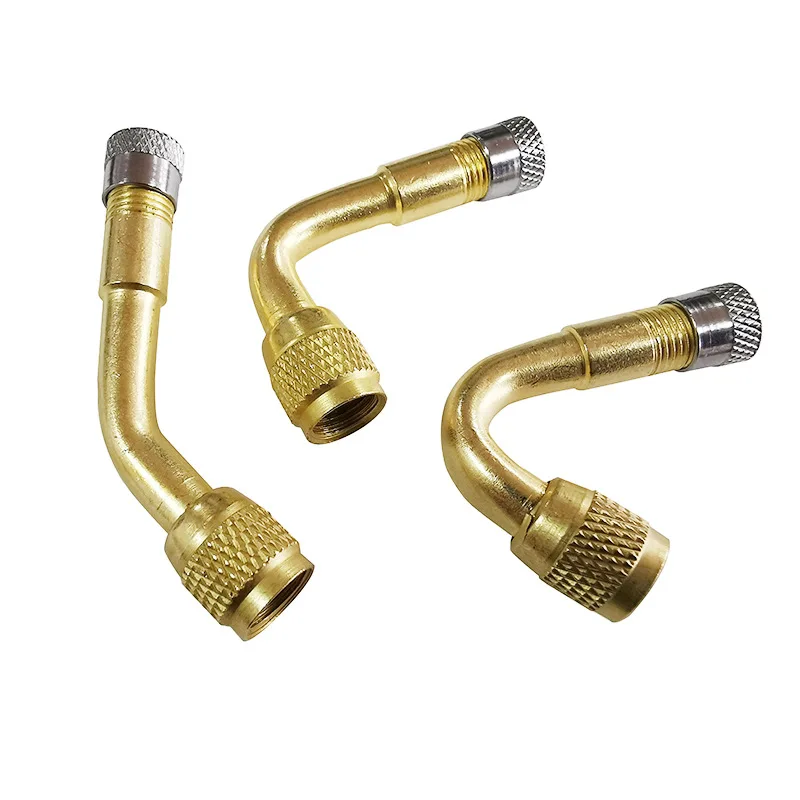 Valve Core Nozzle Extension Rod Set 45&deg;/90&deg;/135&deg; Tire inflation extension tube Bicycles Motorcycles Automobiles Motorboats Parts