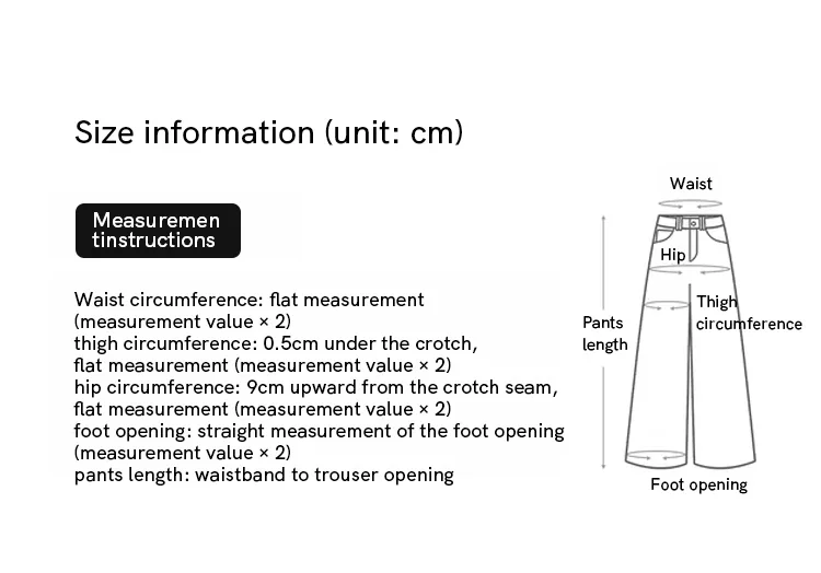 Size guide