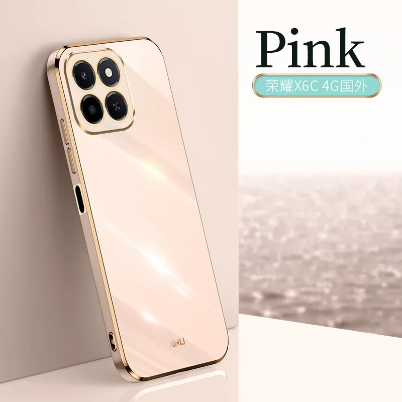 Enhanced Silicone Phone Case with 6D Plating - Durable Soft Cover