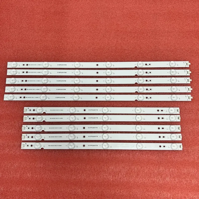 Striscia Di Retroilluminazione A Led 11Led Per Quasar Le46D5Qfm Bjsj46D11R-Zc14F-02 Bjsj46D11L-Zc14F-02 Sanyo 46 Ce460Led Mbl-46035D511Be0
