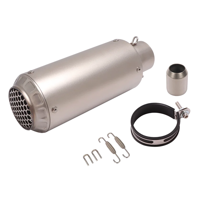 51mm Universal Motorcycle Exhaust Pipe Escape Moto Racing Muffler For